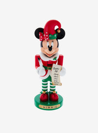 Figura cascanueces de Minnie Mouse como duende