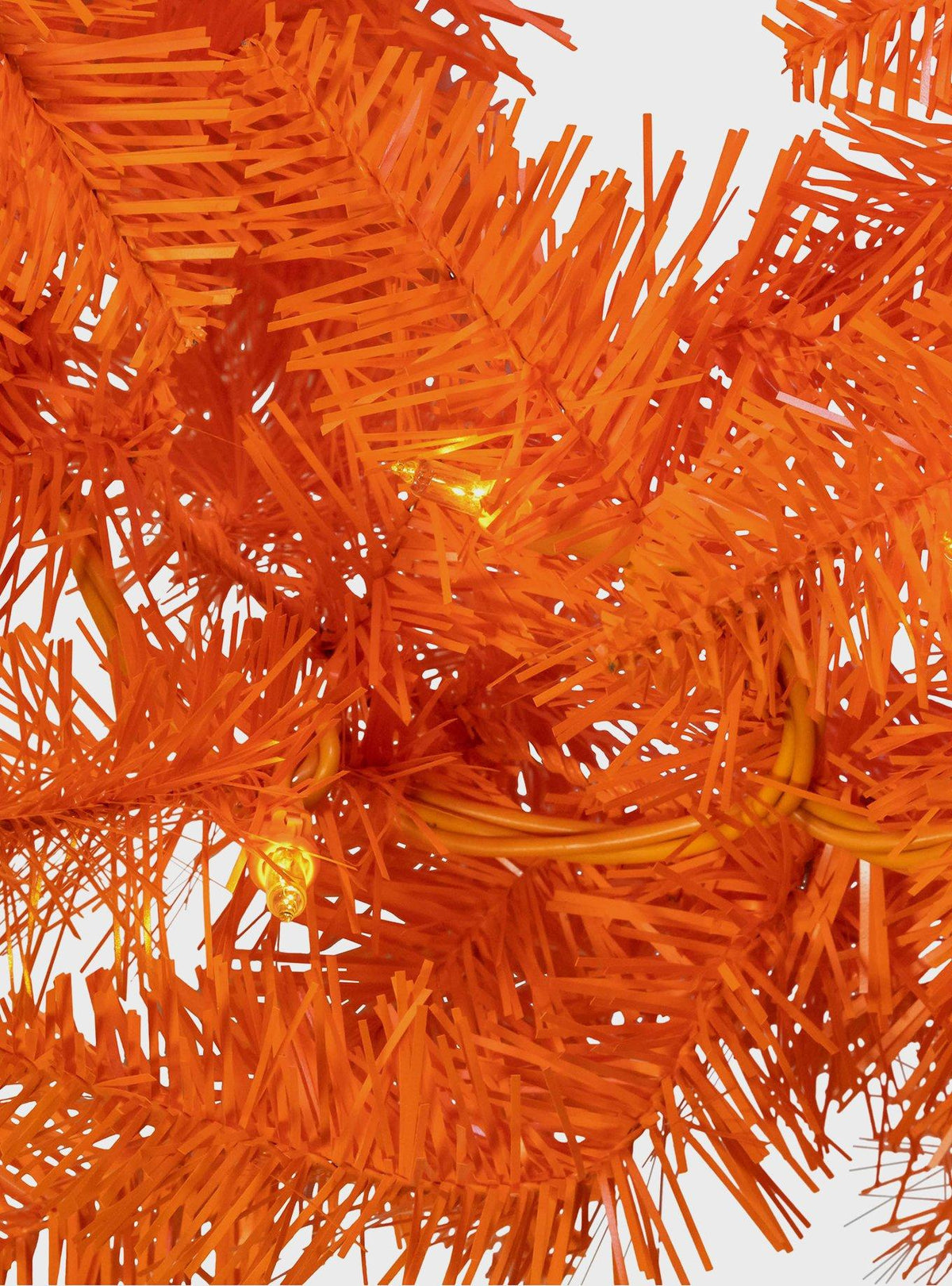 Guirnalda naranja preiluminada de Halloween