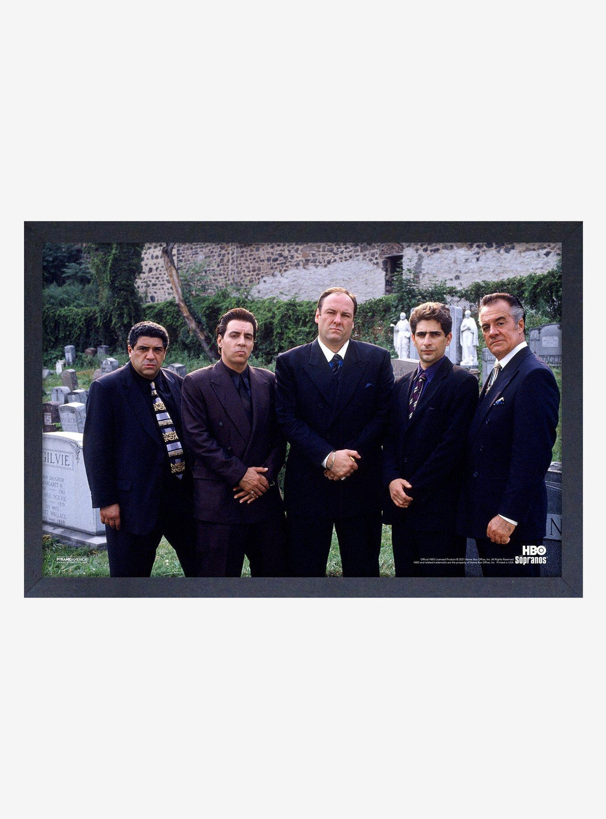 Cuadro enmarcado grupal de The Sopranos