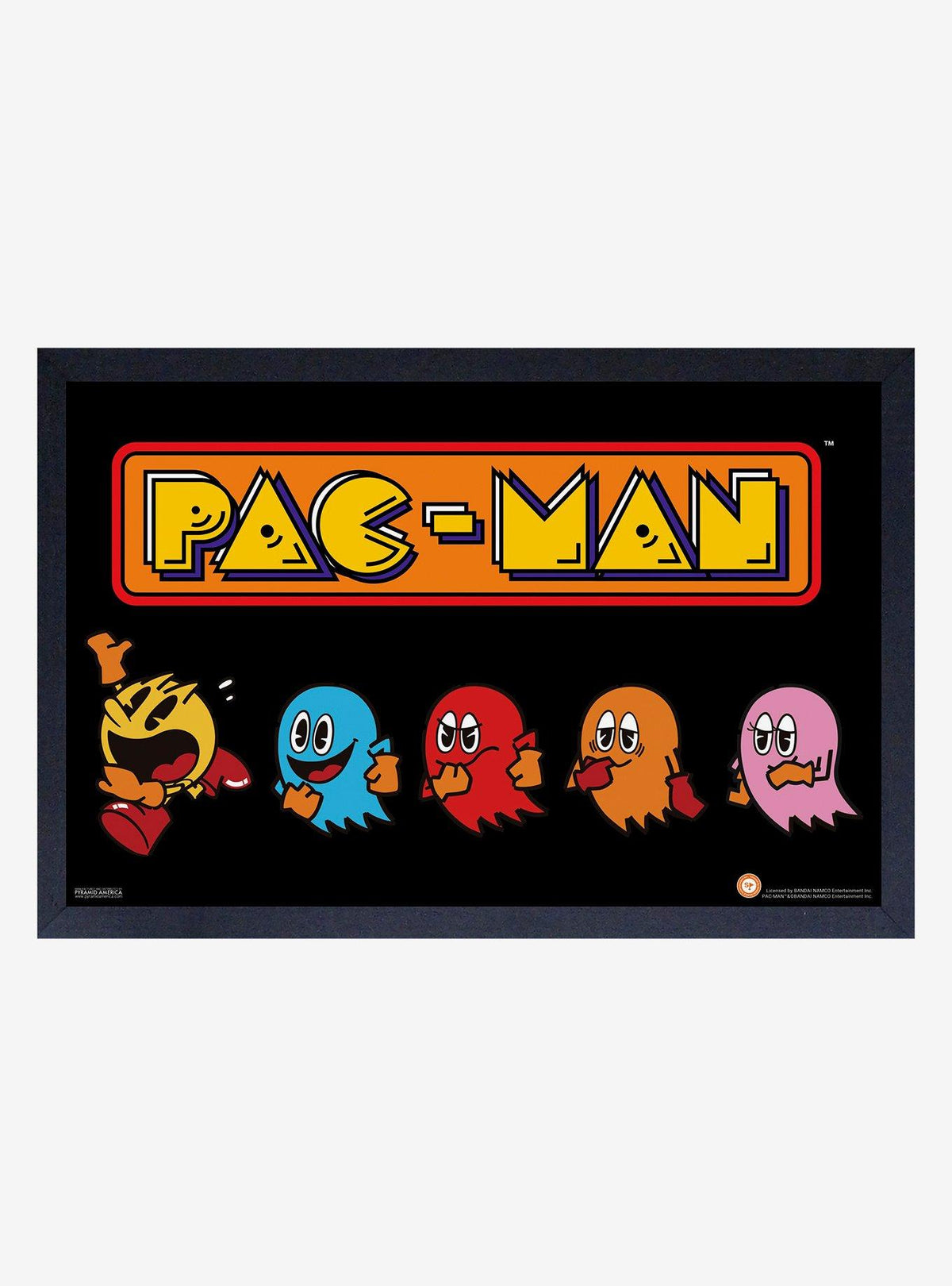 Póster enmarcado de Pac-Man