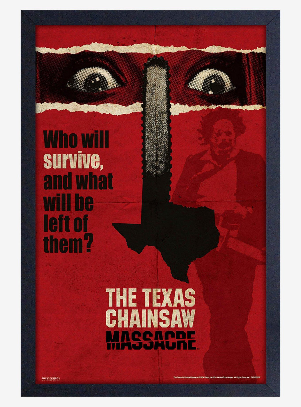 Póster enmarcado The Texas Chainsaw Massacre