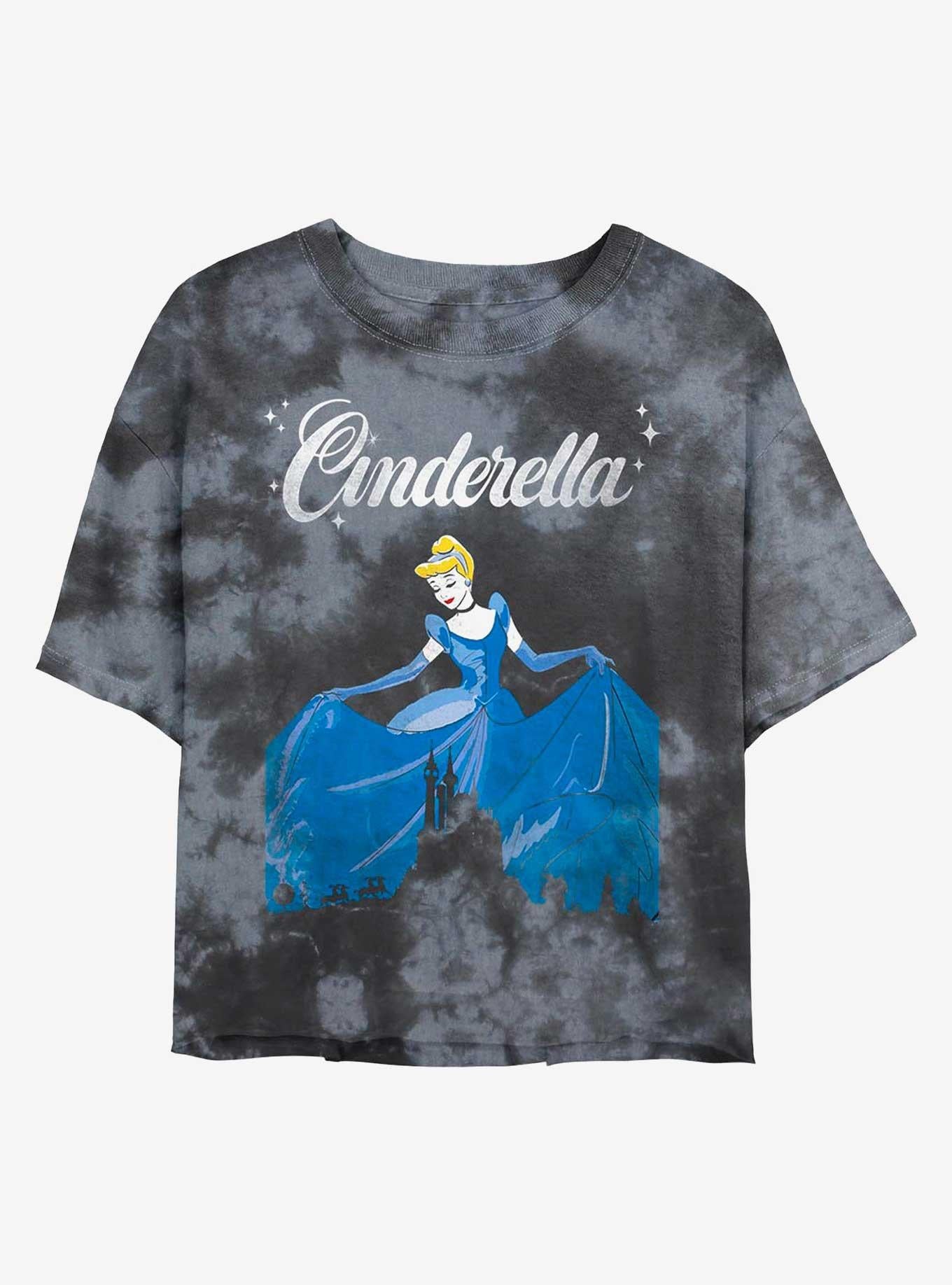 Polera crop tie-dye Cinderella de Disney
