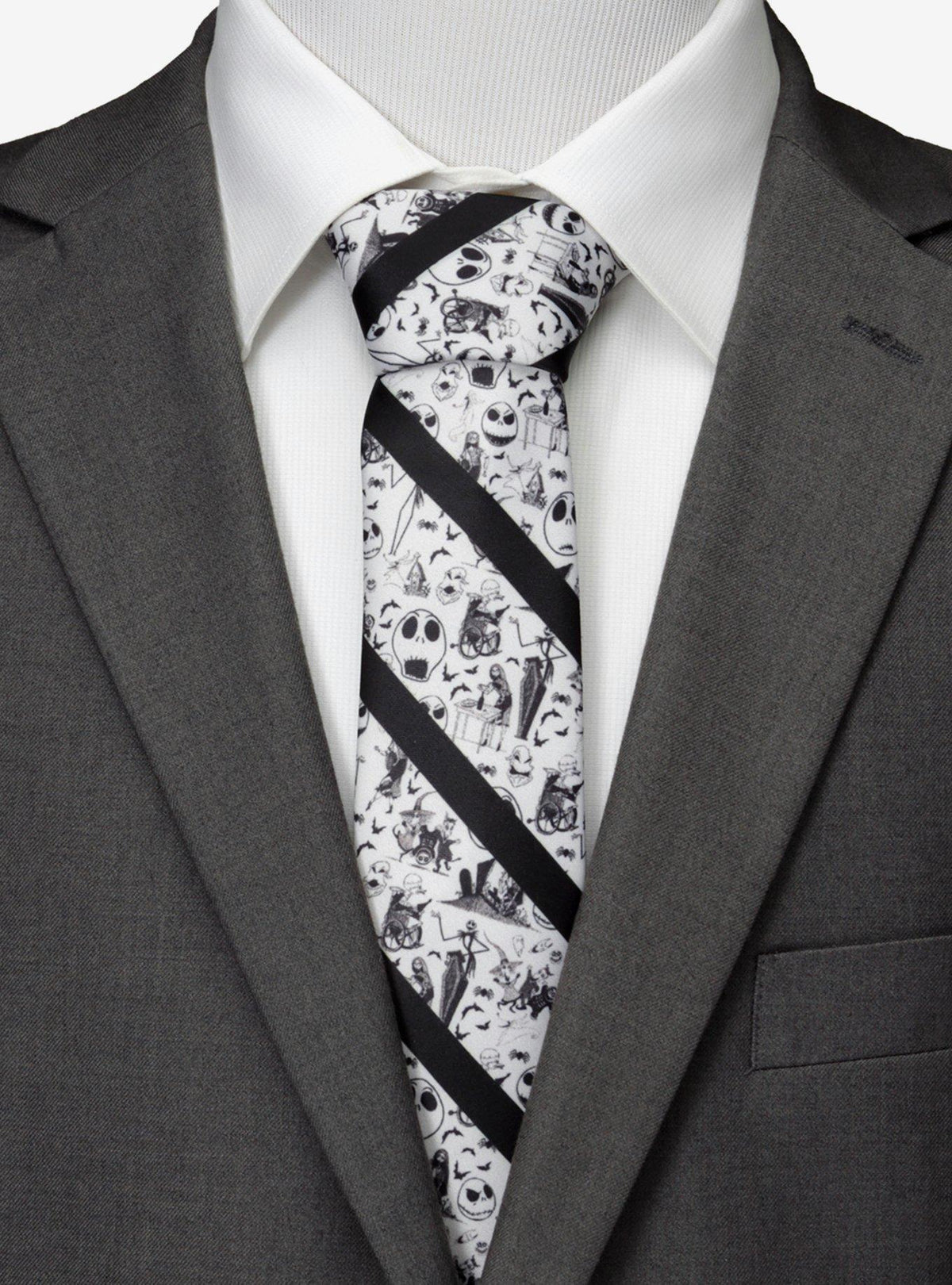 Corbata negra a rayas de The Nightmare Before Christmas