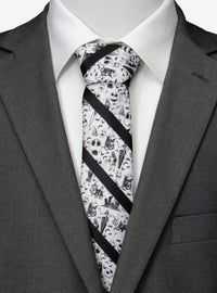 Corbata negra a rayas de The Nightmare Before Christmas