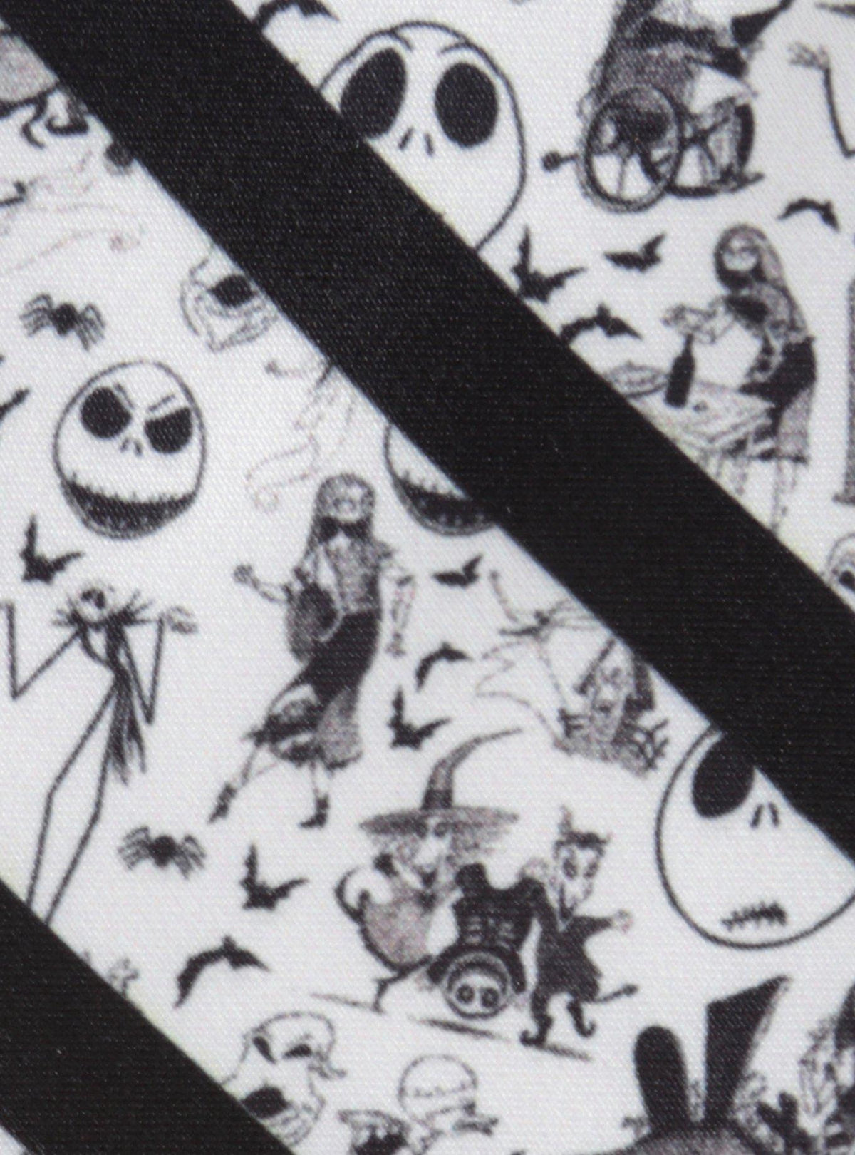 Corbata negra a rayas de The Nightmare Before Christmas