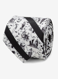 Corbata negra a rayas de The Nightmare Before Christmas