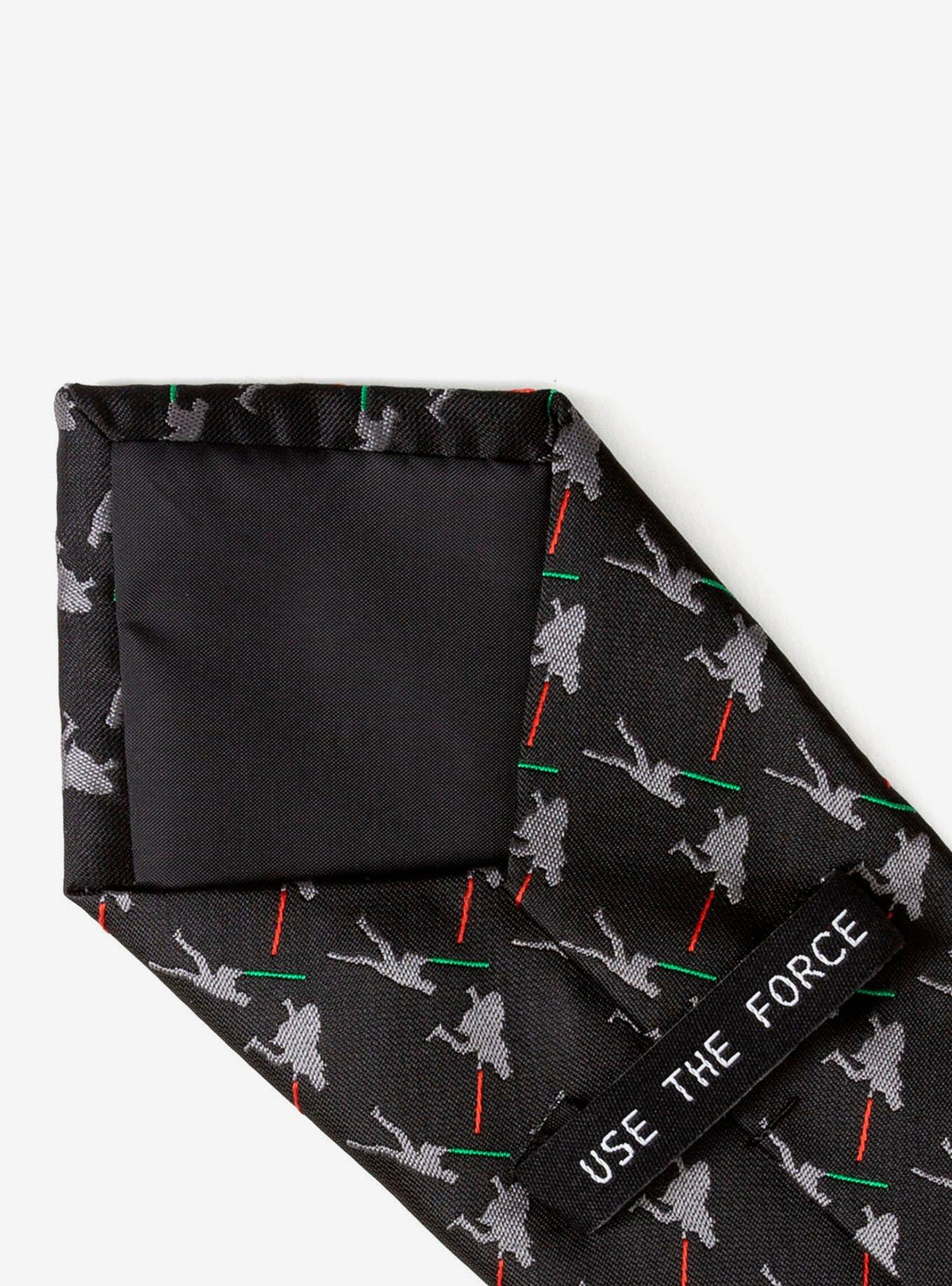 Corbata negra Star Wars: duelo de Vader y Luke