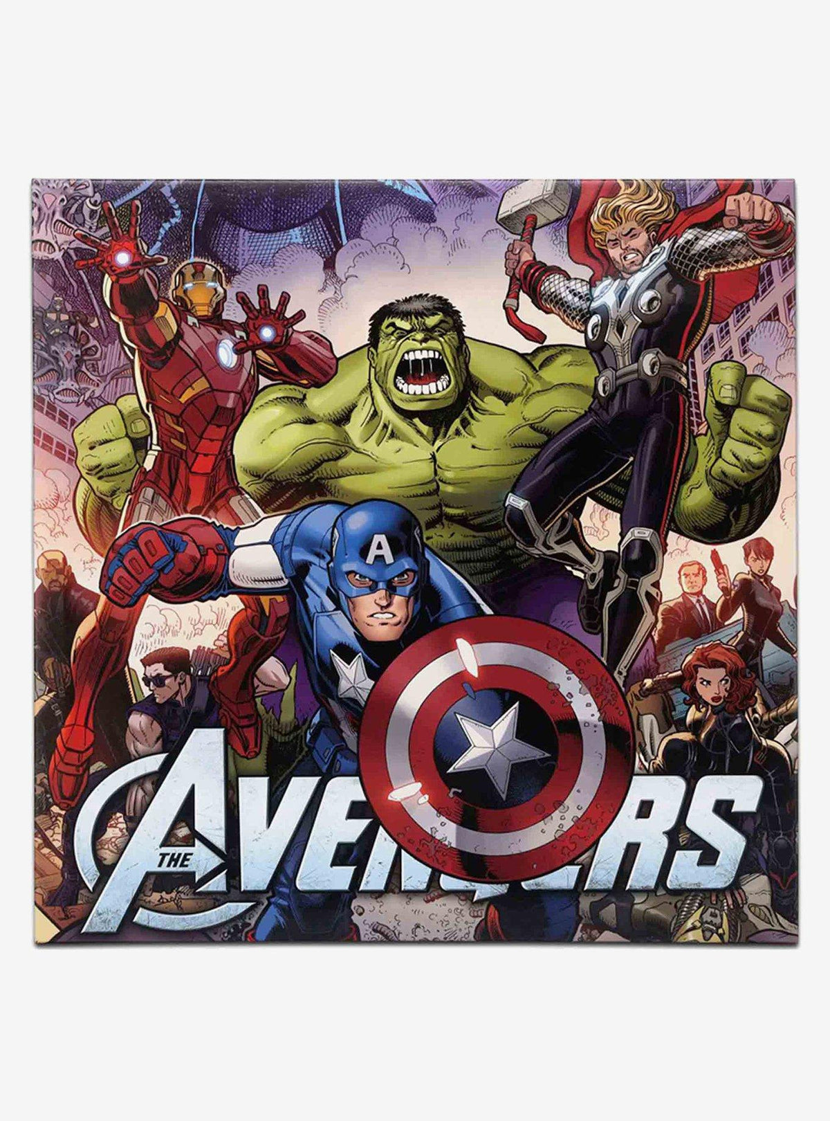 Cuadro de pared Marvel Avengers en acción