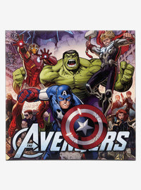 Cuadro de pared Marvel Avengers en acción