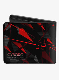 DC Comics Billetera plegable de Cyborg