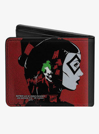 Billetera plegable DC Comics: Catwoman, Batman, Harley Quinn y Joker
