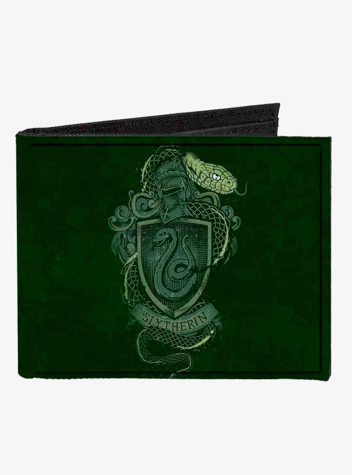 Billetera Harry Potter con escudo de Slytherin