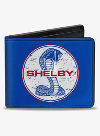 Billetera bifold Shelby Tiffany de diseño desgastado