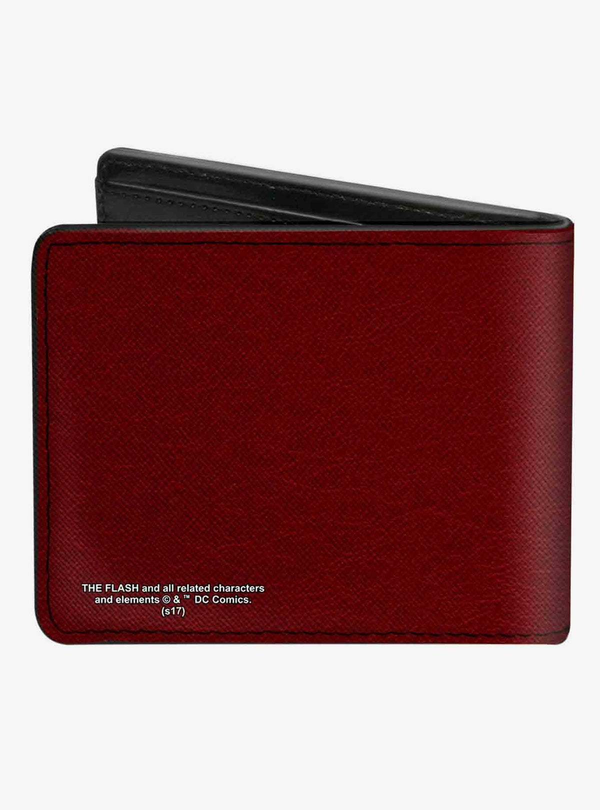 Billetera burdeo plegable The Flash