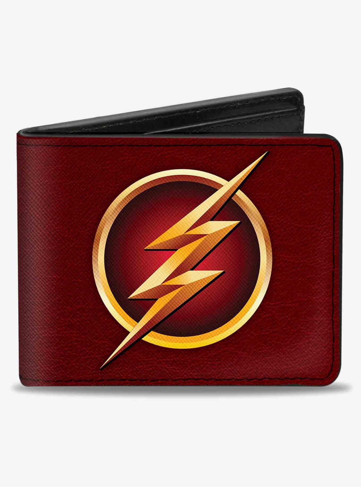 Billetera burdeo plegable The Flash