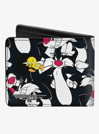 Billetera plegable Looney Tunes de Sylvester y Tweety
