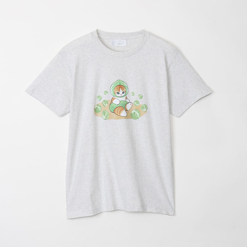 Polera mofusand con diseño de repollo, color avena