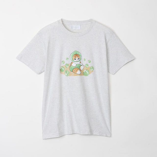Polera mofusand con diseño de repollo, color avena