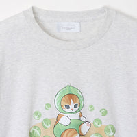 Polera mofusand con diseño de repollo, color avena