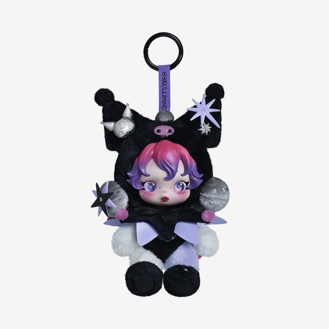 Colgante de peluche SKULLPANDA × Kuromi