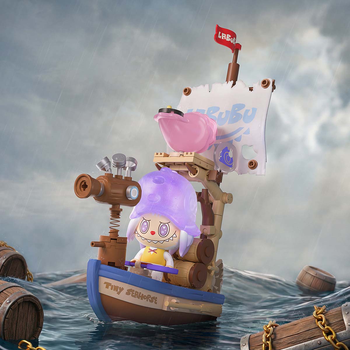 THE MONSTERS Chasing Mermaids: figuras de bloque