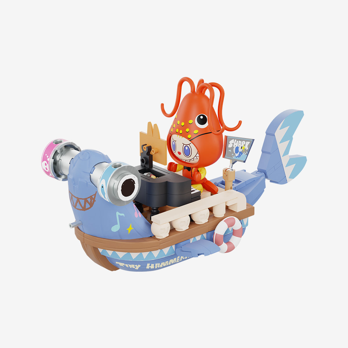 THE MONSTERS Chasing Mermaids: figuras de bloque
