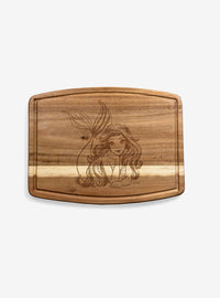 Disney La Sirenita: tabla ovalada de acacia