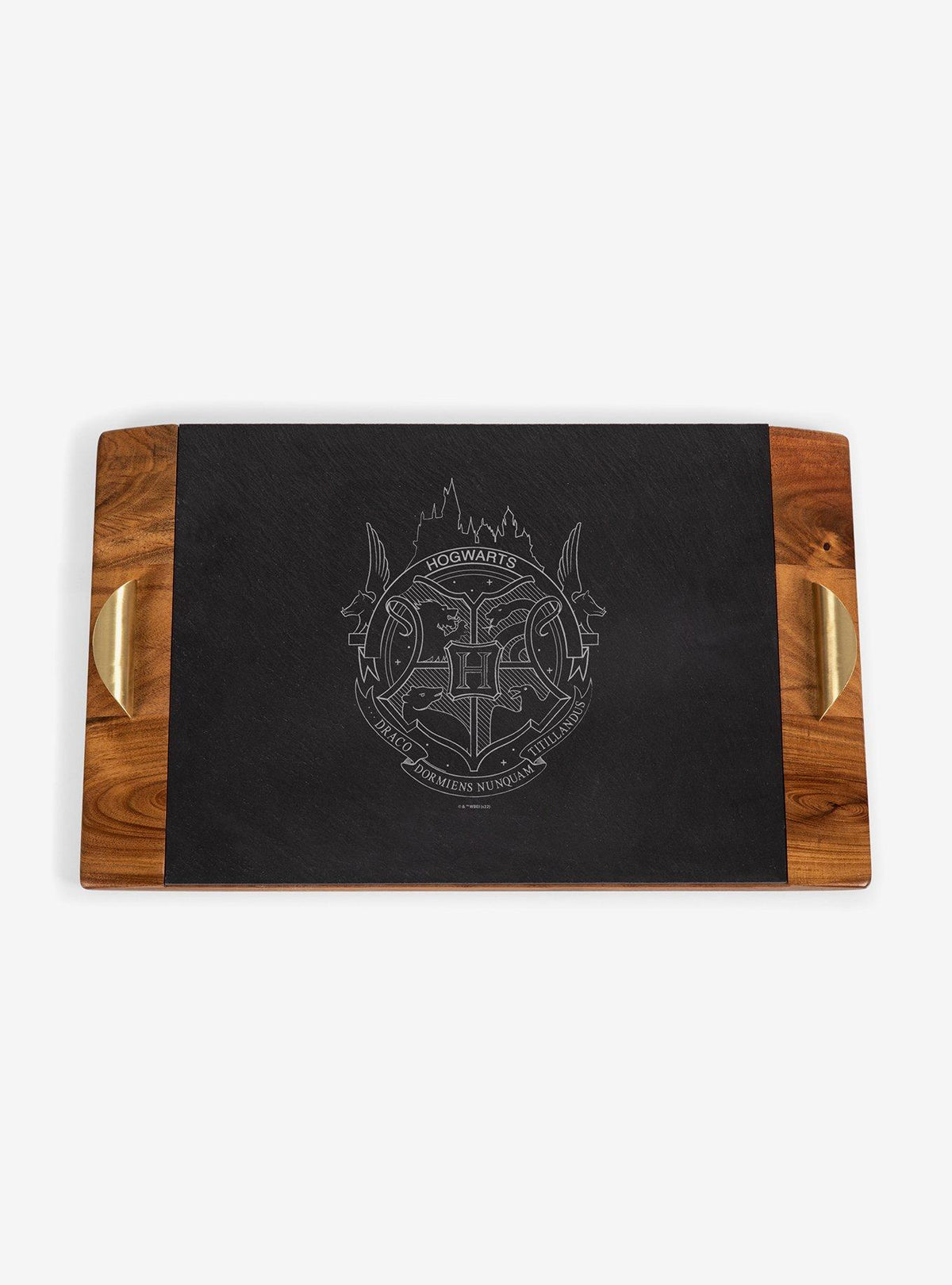Harry Potter Hogwarts: bandeja Covina de acacia y pizarra