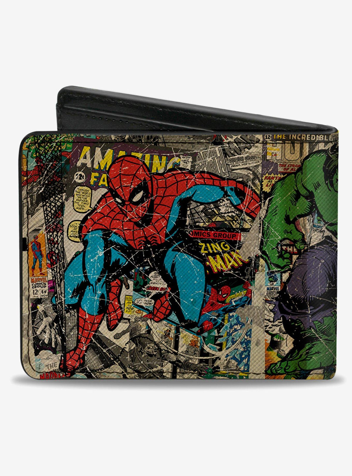 Billetera Marvel Avengers estilo cómic retro