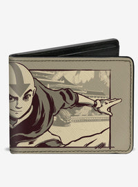 Billetera plegable de Aang - Avatar: La leyenda de Aang
