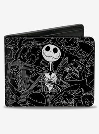 Billetera de personajes de The Nightmare Before Christmas