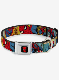 Collar para perro Spider-Man con hebilla tipo cinturón