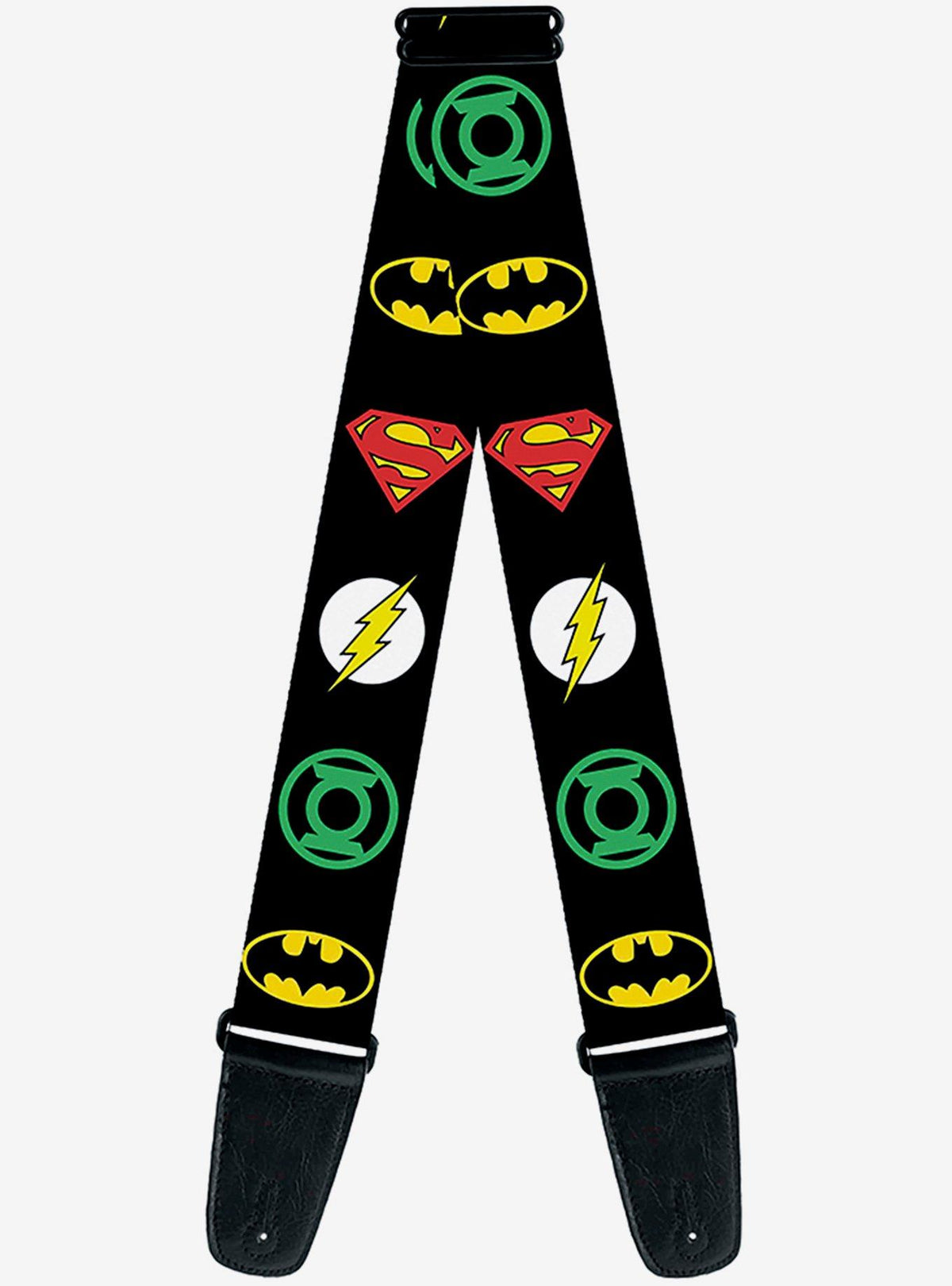 DC Comics Correa para guitarra de logos de la Liga de la Justicia