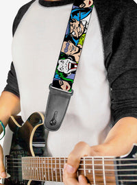 Correa para guitarra de villanos de Justice League