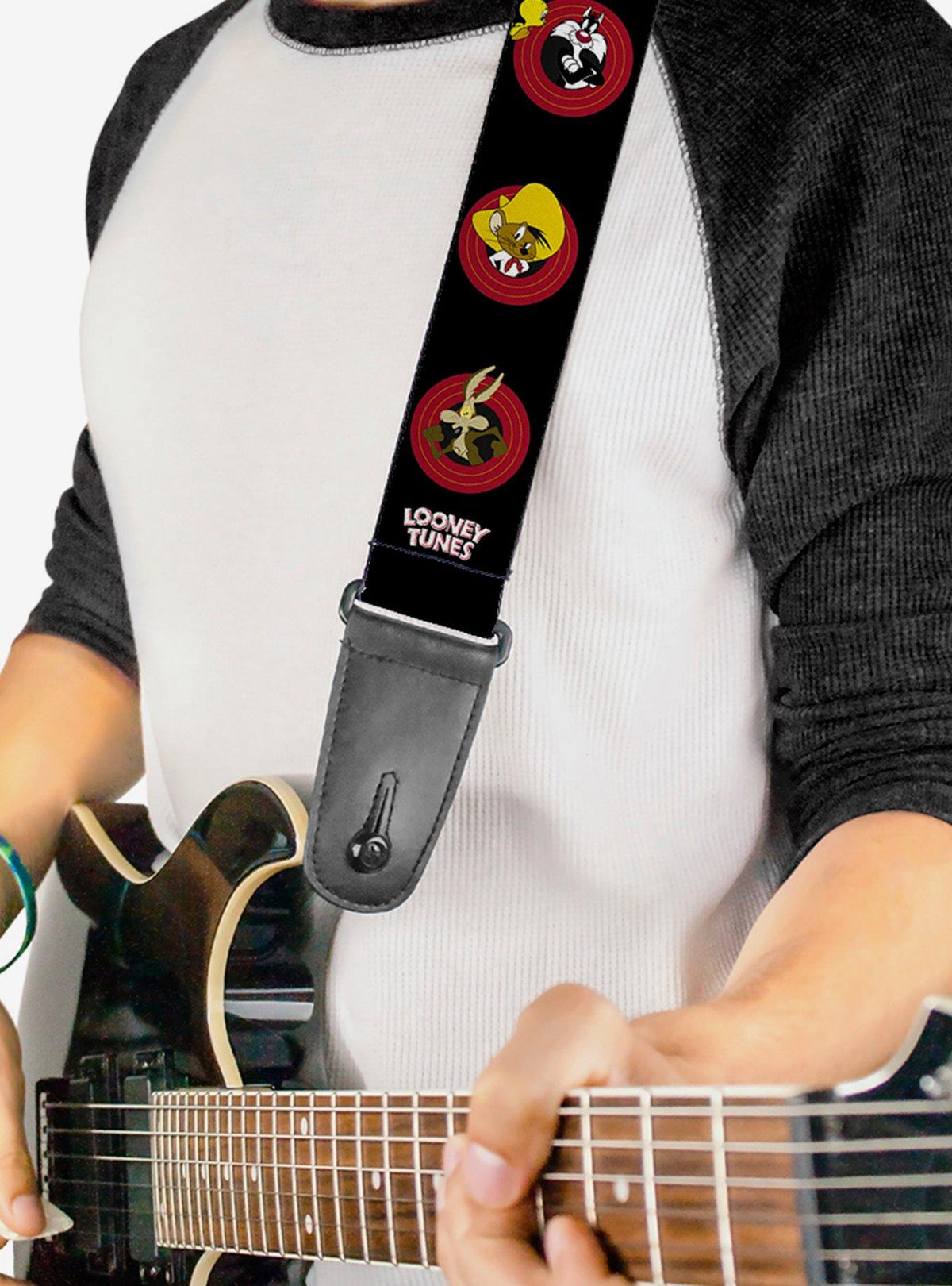Correa para guitarra Looney Tunes con diseño de diana