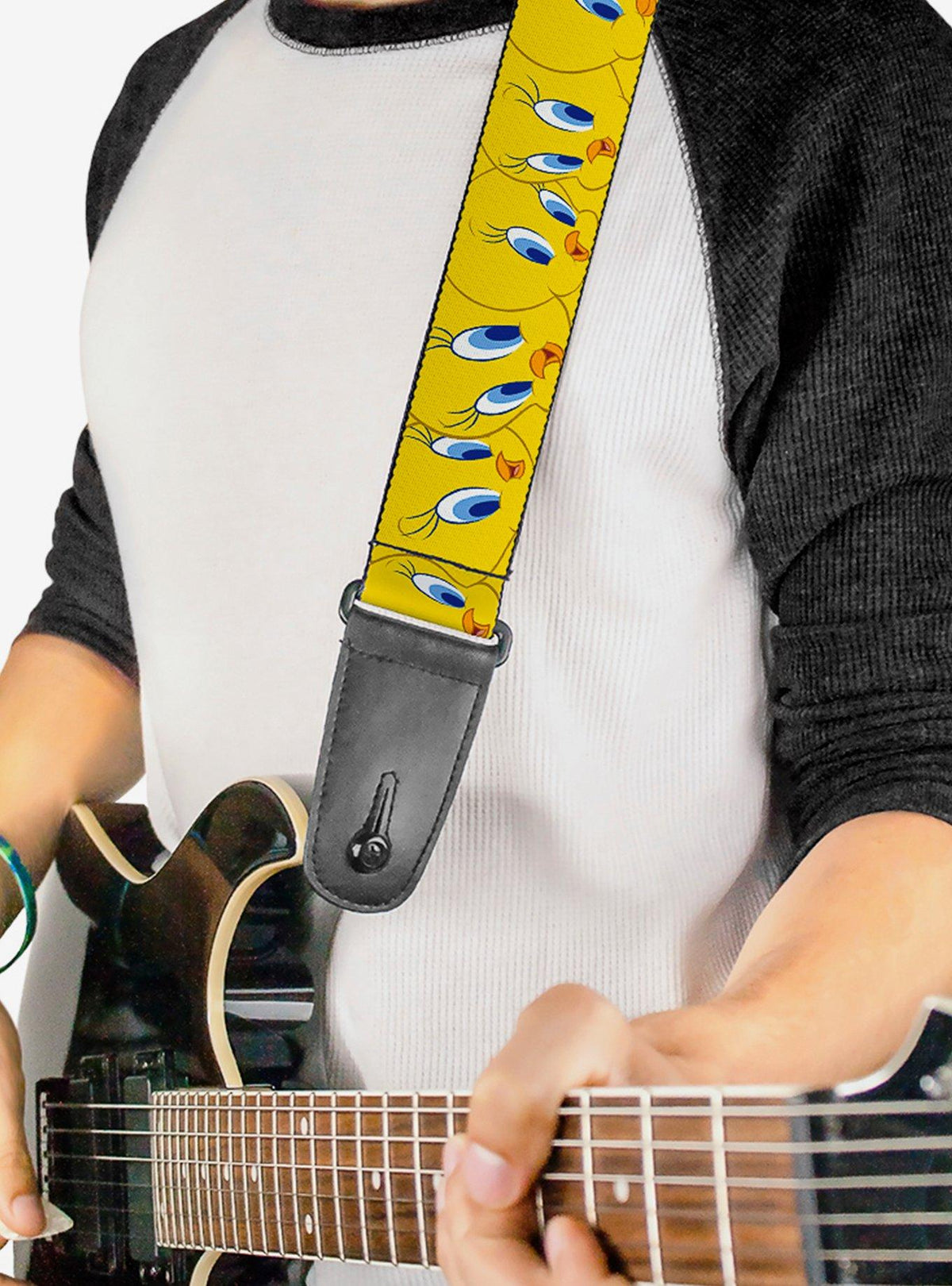 Correa de guitarra amarilla de Tweety Bird