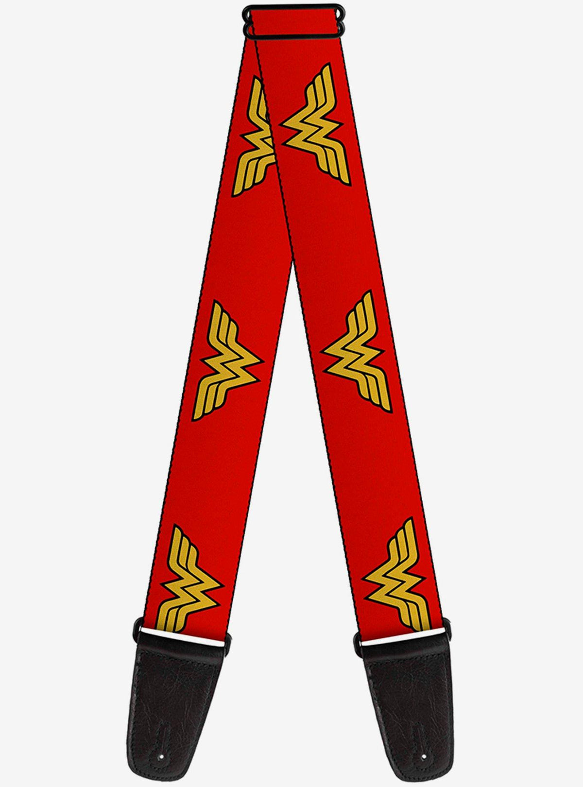 Correa de guitarra roja Wonder Woman de DC Comics