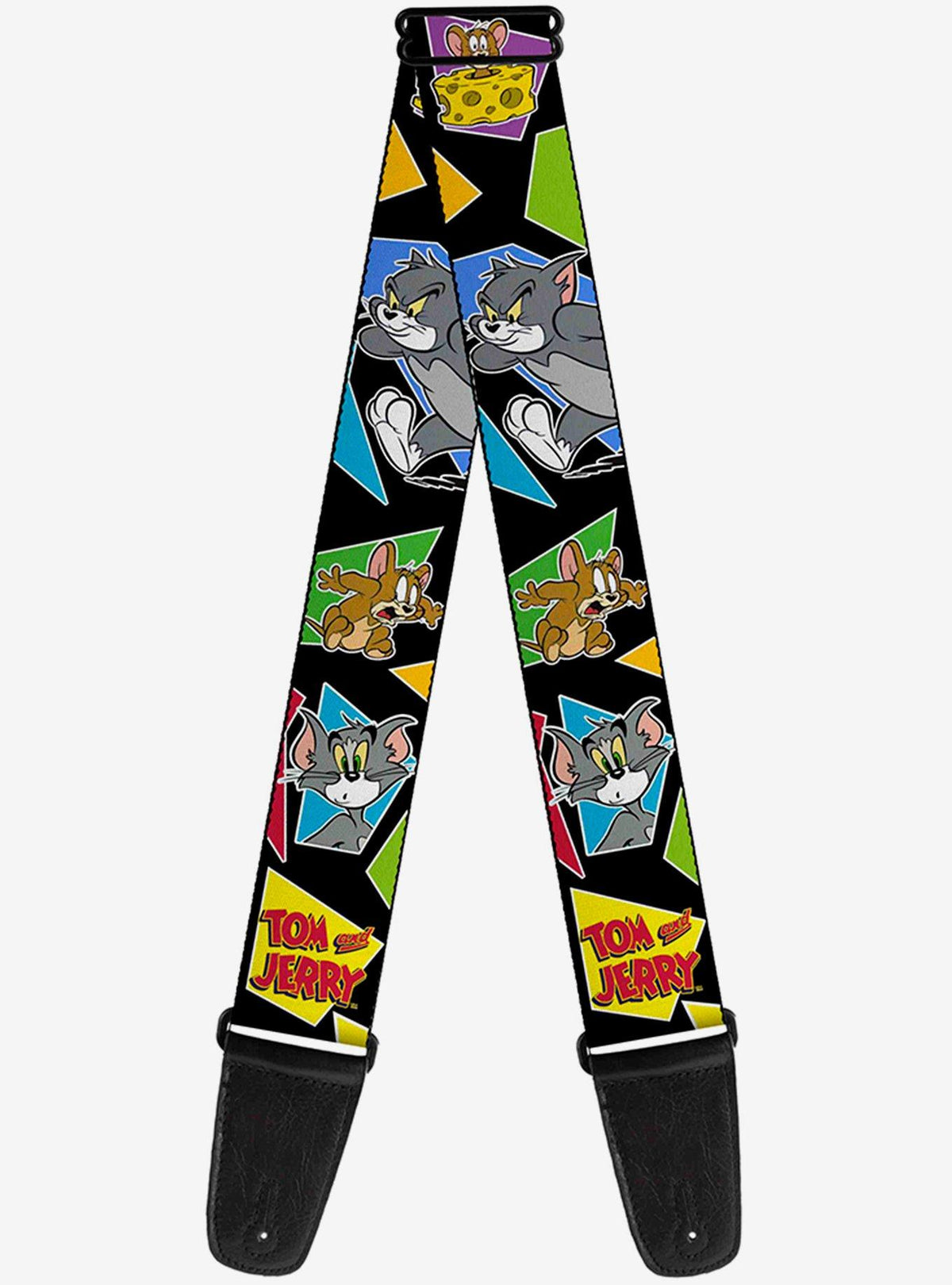 Correa de guitarra multicolor Tom and Jerry