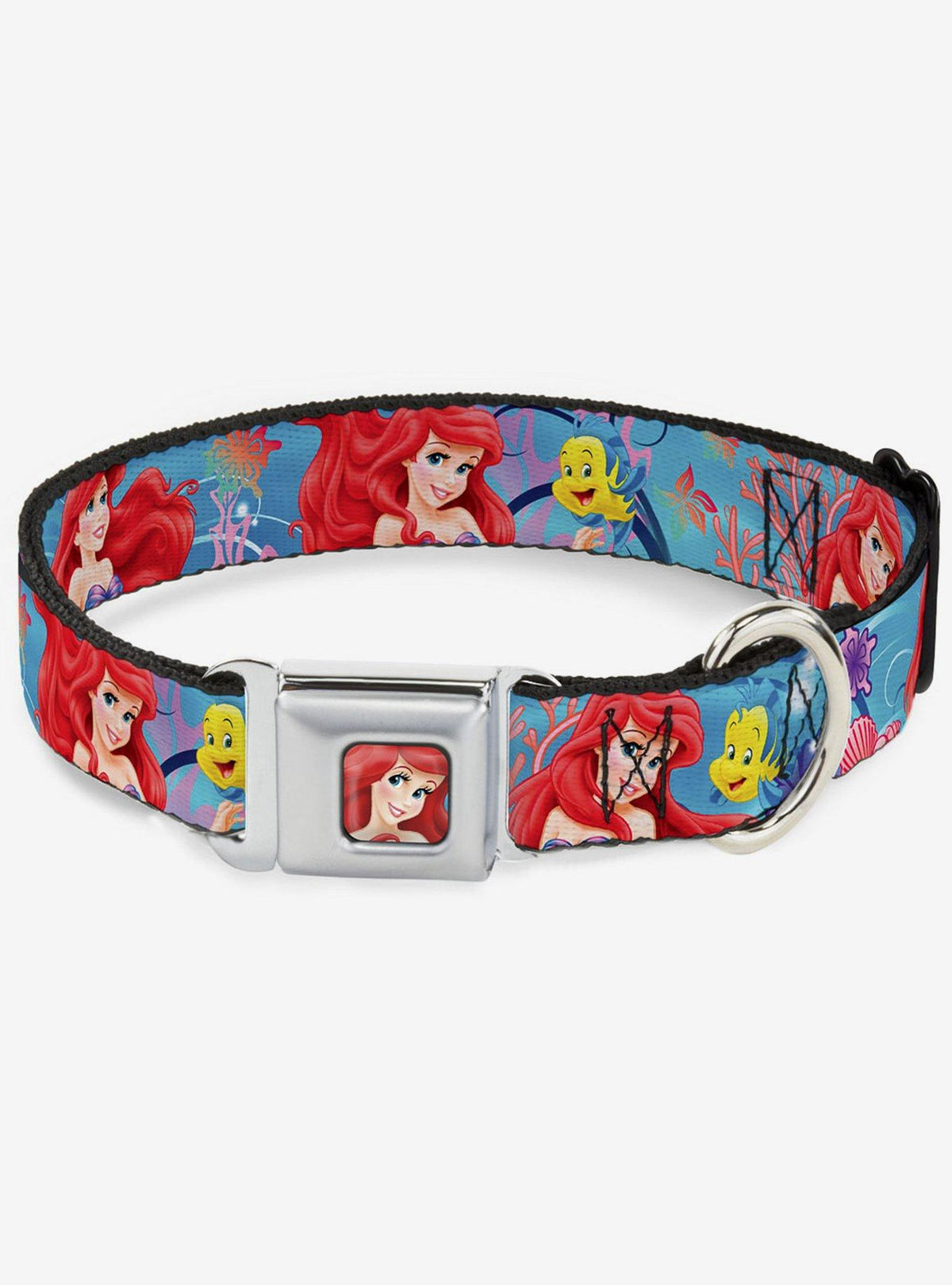 Disney La Sirenita: collar para perro de Ariel y Flounder