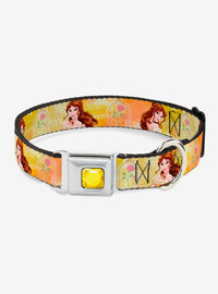 Collar para perro La Bella y la Bestia, Rosa Encantada