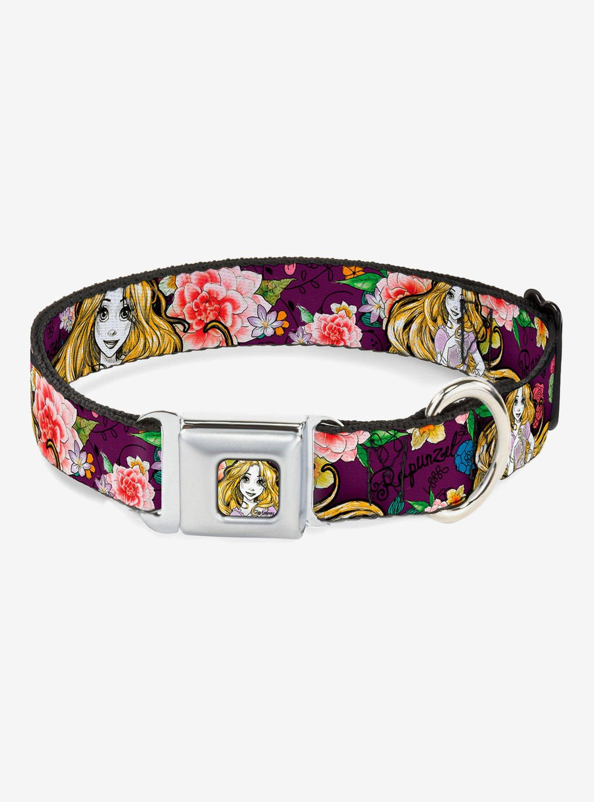Collar para perro de Rapunzel con hebilla tipo cinturón