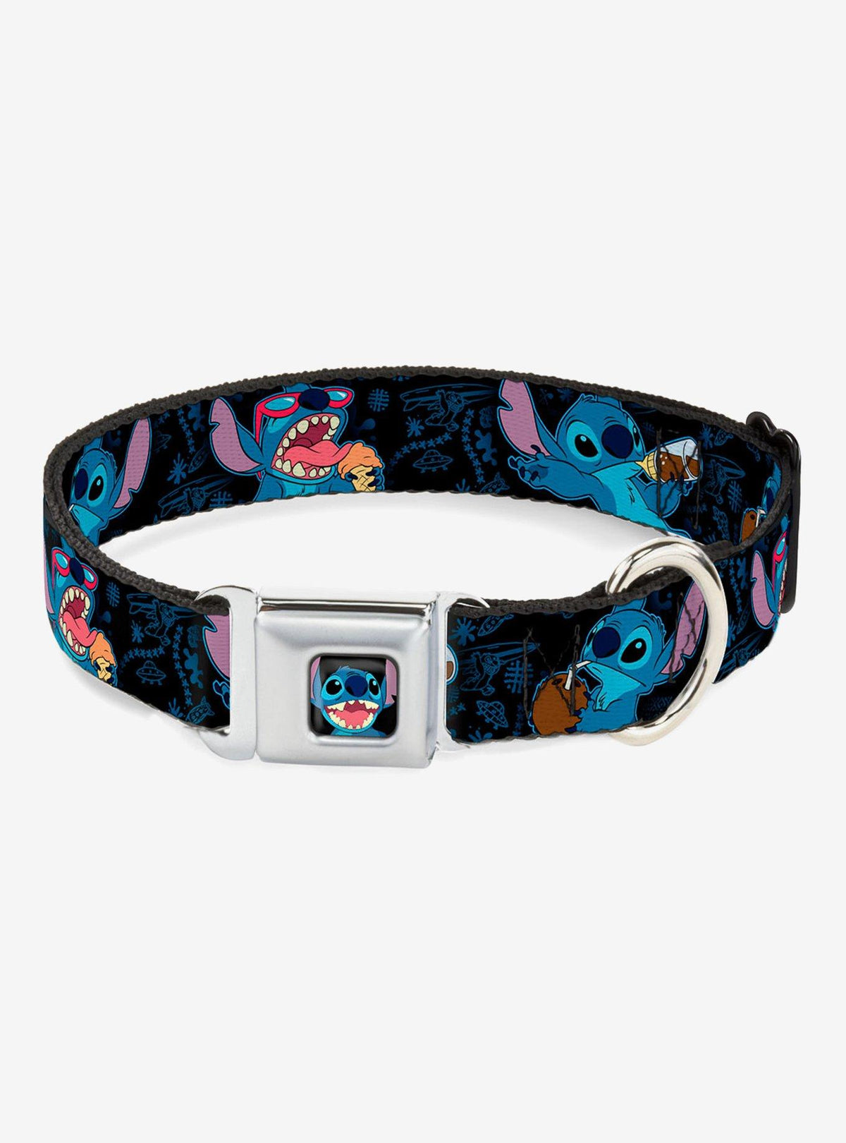 Collar para perro de Lilo & Stitch con hebilla tipo cinturón