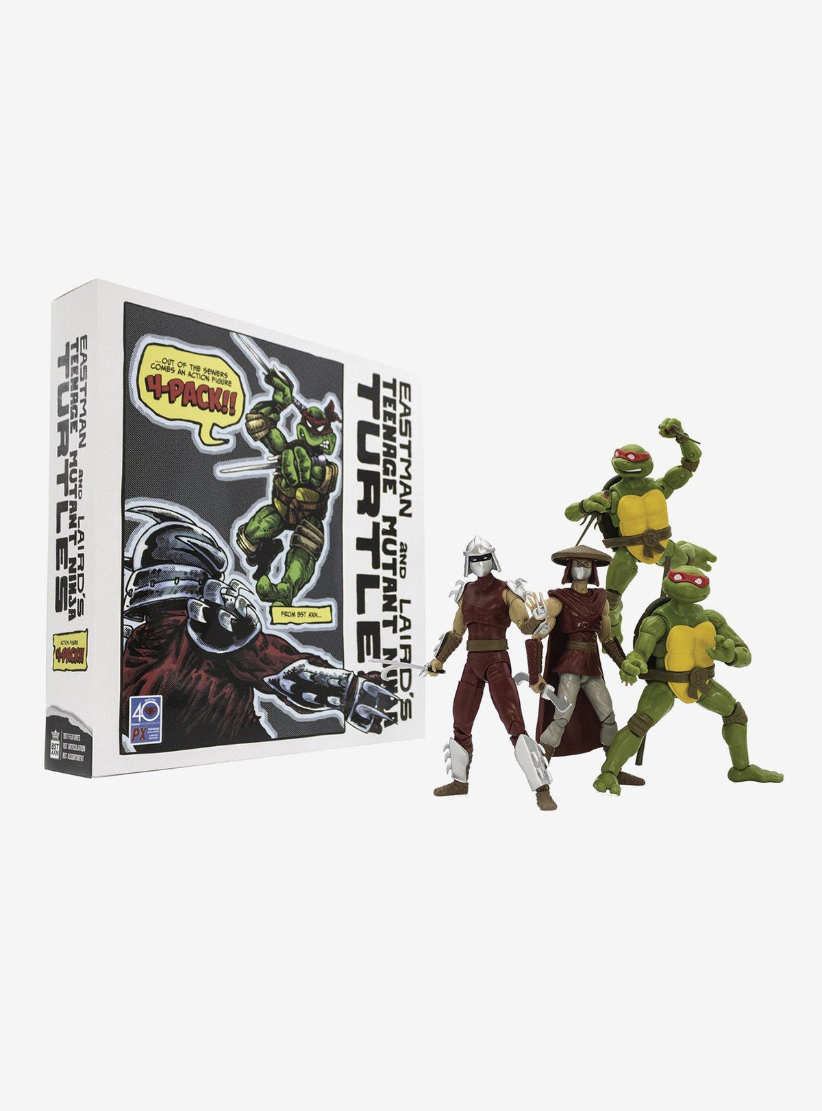 Set de 4 figuras de acción Tortugas Ninja