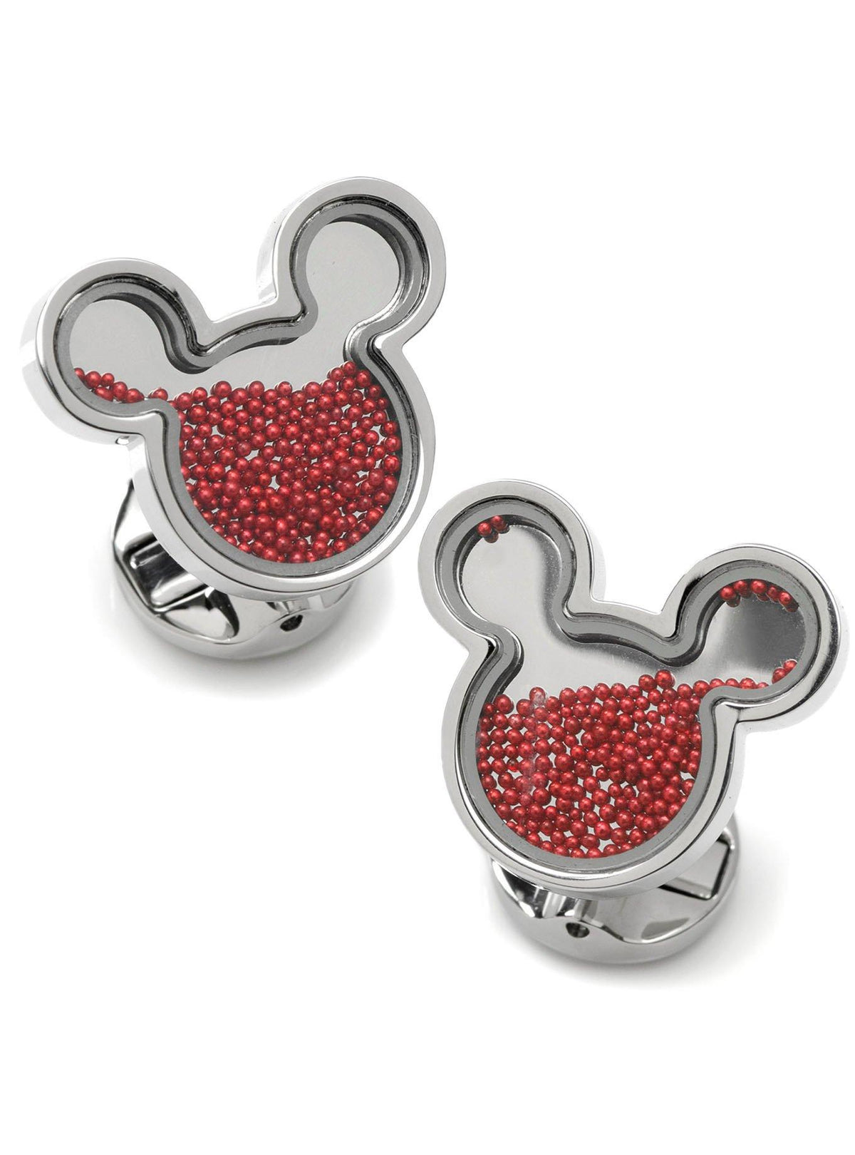 Gemelos rojos de Mickey Mouse con cuentas
