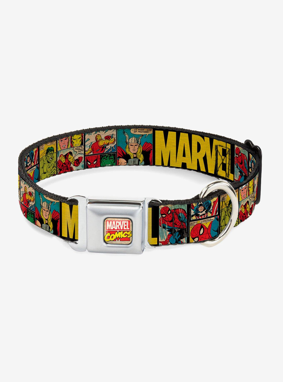 Collar para perro Marvel Avengers con hebilla tipo cinturón