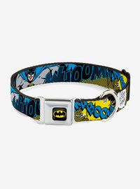 Collar para mascotas con hebilla de cinturón Batman