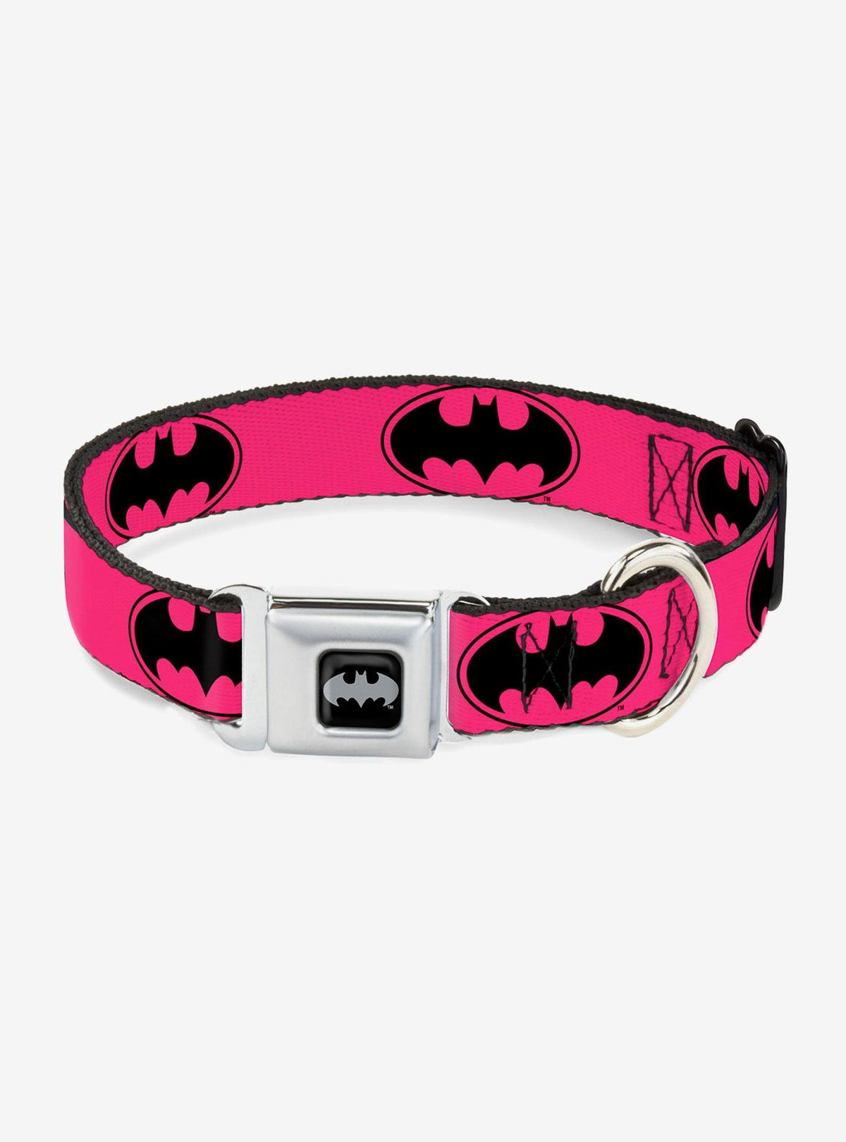 Collar para perro DC Comics Justice League Bat Signal fucsia