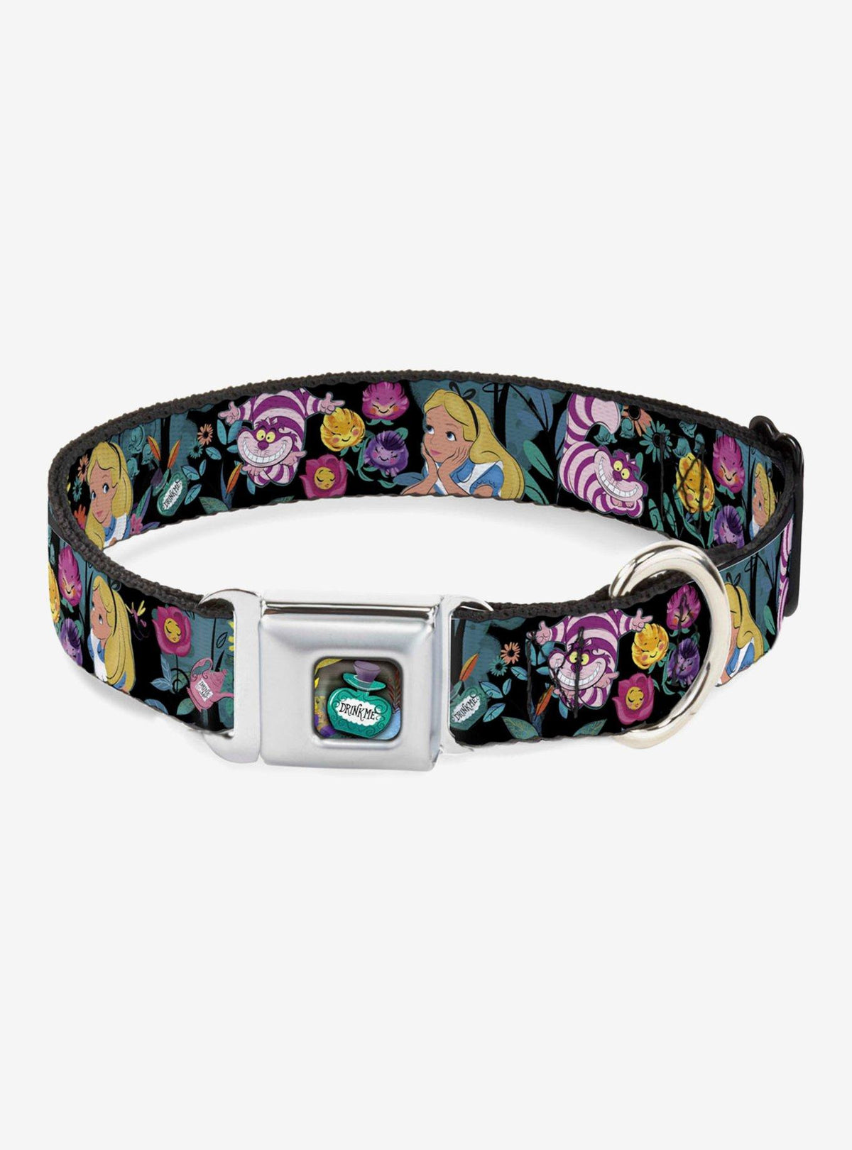 Collar para perro con hebilla de cinturón de Alice in Wonderland