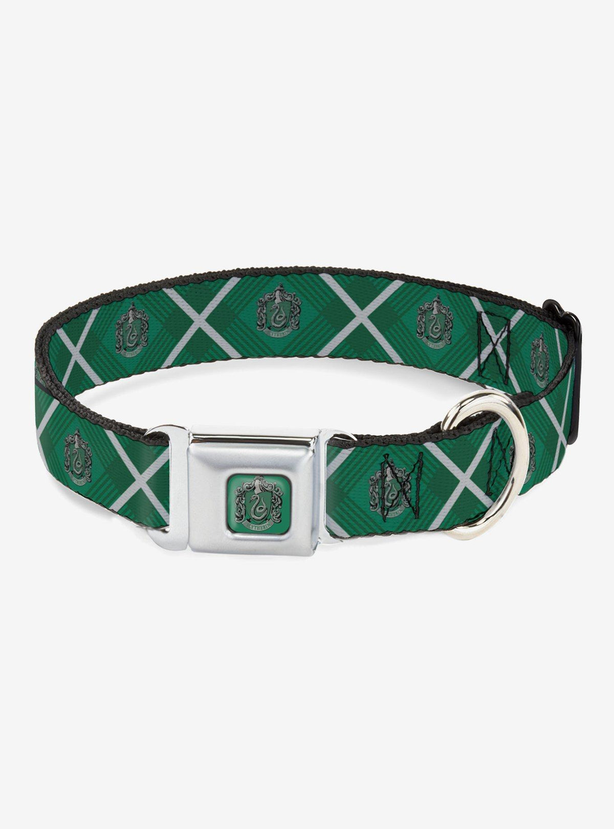 Collar para perro Harry Potter Slytherin con hebilla tipo cinturón