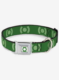 Collar para perro Green Lantern, logo en verdes desgastados